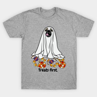 Treats First Ghost Dog T-Shirt